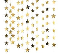 FROMCEO Catene di Stelle di Carta Riciclabili Colori Assortiti Appeso Streamers Pendente Per La Decorazione Della Stanza di Vacanza Ghirlande Accessori Partito St