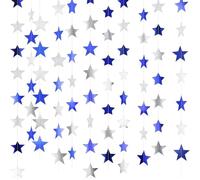 FROMCEO Catene di Stelle di Carta Riciclabili Colori Assortiti Appeso Streamers Pendente Per La Decorazione Della Stanza di Vacanza Ghirlande Accessori Partito St