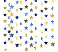 FROMCEO Catene di Stelle di Carta Riciclabili Colori Assortiti Appeso Streamers Pendente Per La Decorazione Della Stanza di Vacanza Ghirlande Accessori Partito St