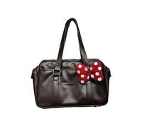FROMCEO Comoda borsa a tracolla in design ispirato a Tokyo con interni spaziosi in pelle PU e pratica borsa in PU per riporre oggetti organizzativi, Nero , One Size