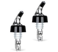 FROMCEO Dispenser automatico per liquori da 30 ml con beccuccio per versare vino con cuscinetti a sfera in acciaio strumento di misurazione per bevande versatore per bottiglie in acciaio inossidabile