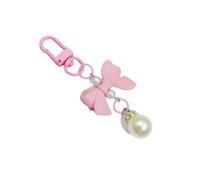 FROMCEO Dolce Acrilico Perle Bowknot Fascino Del Telefono Corto Pendente Cordicella Ornamenti Cellulare Cinturino Moda Dettaglio Gioielli Regalo Elegante
