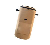 FROMCEO Grande bidone per compostaggio pieghevole con manici rinforzati, perfetto per contenere erba tagliata e sostanze organiche traspirante