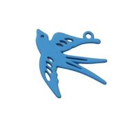FROMCEO Leggero Openwork Uccello Ciondolo di Fascino Liscio Finitura Elettrolitica Fornitura di Gioielli Per Creativo Artigianato Componenti, Misura unica, come descritto, come descritto