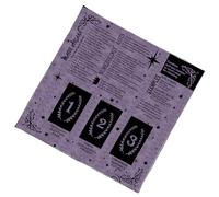 FROMCEO Portatili Lavabile Panno di Lettura Mistico Velluti Rituale Panno Durabilità Mats Per Viaggiatori E Psichico Rituale Occulto