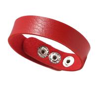 FROMCEO Regolabile in pelle scorrevole chiusura adatta 14 22 centimetri polso elegante PU materiali moda unisex gioielli accessorio unisex cinturino in pelle, Misura unica, come descritto