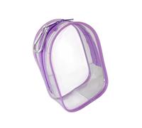 FROMCEO Sacchetto portatile di immagazzinaggio della peluche del cotone della cassa della bambola da collezione del PVC con il gancio sigillato della chiusura lampo che protegge il disegno montabile