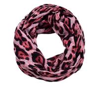 FROMCEO Sciarpa con stampa animalier, scialle in voile morbido e traspirante, scaldacollo multifunzionale per sport all'aria aperta, quattro stagioni, pieghevole, in voile per lo sport, Rosso, Taglia