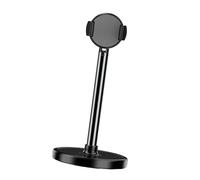 FROMCEO Supporto telescopico girevole regolabile per telefono per live streaming desktop treppiede stand con base e supporto per telefono di rotazione a 360 gradi