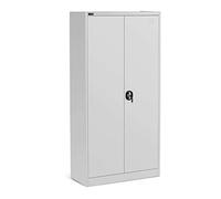 Fromm & Starck Armadietto In Metallo Per Ufficio Armadio Metallico STAR_MCAB_29 (180 Cm, Grigio, 4 ripiani)