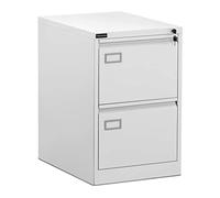 Fromm & Starck Cassettiera per ufficio in metallo con chiave - 72 cm - 2 cassetti STAR_MCAB_12