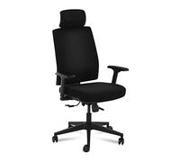 Fromm & Starck Sedia Ufficio Sedia da Scrivania Poltrona da Ufficio Star_Seat_19 (200 kg, Girevole, Poggiatesta)