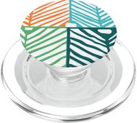 Fronde di palma tropicale moderno della foresta PopSockets PopGrip per MagSafe