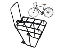 Front Bikes Rack, Aluminum Alloy Gear Racks, Heavy Duty Cycling Luggage Carriers, Commuting Touring Outdoor Riding, Bikes Fronts Carrier for Backpacking Sports Fitness Fishing, 30x16x32 inches