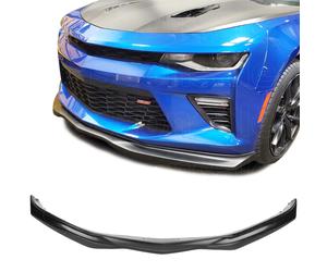 Front Bumper Add-on Lip GT Style Nero PU Per 16-21 Chevy Camaro SS V8