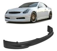 Front Bumper Add-on Lip Nero GL Style Per 03-06 Infiniti G35 Coupe 2dr