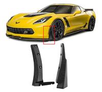 Front Bumper Add-on Lip Stage 3 Per 14-19 Chevy Corvette C7 Z06 Nero PU 2Pezzi