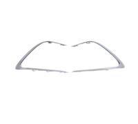 Front Bumper Chrome Cover Trim Set Bumper Side Chrome Molding Trim Replacement for LE XLE LE 2021 2023 ABS Material