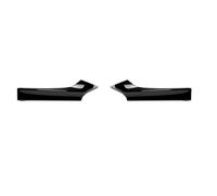 Front Bumper Side Lip Cover Compatible For B-MW 2 Series F22 F23 M235i M240i 220i 228i 230i M Sport 2014-2022 MP Style Air Vent Spoiler Trim(Glossy Black)