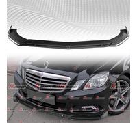 FRONT BUMPER SPOILER LIP SPLITTER FOR MERCEDES BENZ W211 W212 CARBON BLACK
