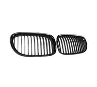 Front Bumper Upper Grille Cover Una coppia griglie anteriori doppio rene con linea singola 1 listello per BMW F01 F02 Serie 7 2009-2015, ricambi auto per corsa