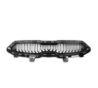 Front Bumper Upper Grille Replacement for Forte BD 2020-2021, Glossy Black ABS Radiator Grille, Scratch Resistant Front Hood Grille with Snap On Installation