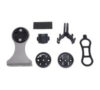 Front Computer Mount Ti Alloy Handlebar Extension Bracket, Wireless Bike Computer Holder with Stopwatch Camera Flashlight Clamp, Central Stem Mount for WAHOO Bryton GPS Devices