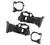 Front Fog Light Cover Bezel & Brackets Kit Fit For Ford Mustang 2015-2017