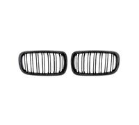 Front Grille per BMW F15 per X5 F16 per X6 2014 2015 2016 2017 Griglia Anteriore A Doppio Rene Paraurti Nera Ricambio per Accessori Auto Anteriore Auto Grill(Double Line Black)