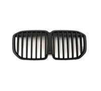 Front Grille Per BMW Per X7 G07 LCI 2023+ ABS Griglia A Doppio Rene Griglie Anteriori Paraurti Accessori Per Auto Anteriore Auto Grill(Matte Black1 Line)