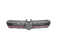 Front Grille Per VW Per Golf 7 MK7 2014 2015 2016 2017 Per GTI Stile Griglia Radiatore Centrale Per Paraurti Anteriore Auto In Rete A Nido D'ape Griglia Corsa Anteriore Auto Grill(Red Line)