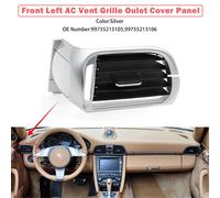 Front Left AC Vent Cover Silver Per Porsche 911 Carrera Targa 997 2004-2012 H7