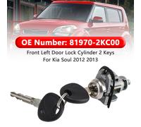 Front Left Door Lock Cylinder 2 Keys 81970-2KC00 Per Kia Soul 2012 2013 Y1