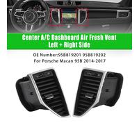 Front Left+Right Middle AC Vent Grille 95B819201 Per Porsche Macan 2014-2017 T0