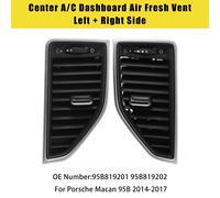 Front Left+Right Middle AC Vent Grille 95B819201 Per Porsche Macan 2014-2017 Y1