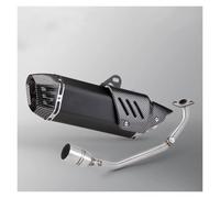 Front Link Pipe With Sensor Port For Honda PCX125/PCX150 | 2021-2024 Motorcycle Slip-On Front Exhaust Connecting Pipe With Sensor Port