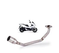 Front Link Pipe With Sensor Port For Honda PCX125/PCX150 | 2021-2024 Motorcycle Slip-On Front Exhaust Connecting Pipe With Sensor Port
