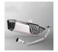 Front Link Pipe With Sensor Port For Honda PCX125/PCX150 | 2021-2024 Motorcycle Slip-On Front Exhaust Connecting Pipe With Sensor Port