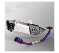 Front Link Pipe With Sensor Port For Honda PCX125/PCX150 | 2021-2024 Motorcycle Slip-On Front Exhaust Connecting Pipe With Sensor Port
