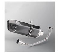Front Link Pipe With Sensor Port For Honda PCX125/PCX150 | 2021-2024 Motorcycle Slip-On Front Exhaust Connecting Pipe With Sensor Port