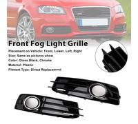 Front Lower Bumper Grille Fog Light Cover Per Audi A3 S-Line S3 2009-2012