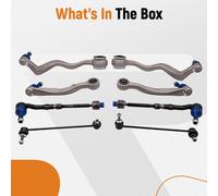 Front Lower Suspension Control Arms & Drop Links Set for BMW E60 E61 530 530D