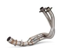 Front Middle Exhaust Pipe Replacement For ER6N/ER6F 2006-2024,Pratico | 51mm Front Middle Exhaust Pipe Replacement Fit For Ninja650/Z650 2017-2023 For VERSYS 650 2015-2023