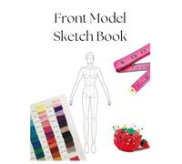 Front Model Sketch Book: Coloring Book