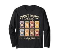 Front Office Chaos è My Jam School Secretary Administration Maglia a Manica