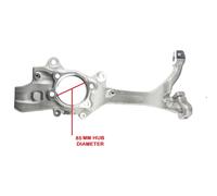 Front R/H Articolazione Sterzo 85MM Mozzo D. per Audi A6 Avant C6 4F2 4F5