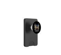 Front Raccoon In Chair Baseball Stadium Vivo qui adesso PopSockets PopWallet per MagSafe