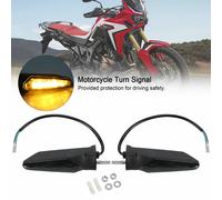 Front Rear LED Turn Signal Light For HONDA CRF1000L Africa Twin 2015-17 Smoke# #