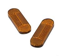 Front Reflector for per xiaomi 9 Scooter Silver Yellow 2PCS Front(Yellow) | Enhances night safety, silver yellow design, per perfect front fit, 2-pack per value set, easy to spot