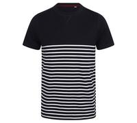 Front Row Breton Maglietta A Strisce Senza Etichetta Adulto Unisex (RW9331)